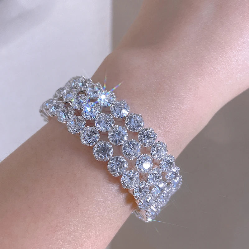 Elara - Luxe kristallen strass armband