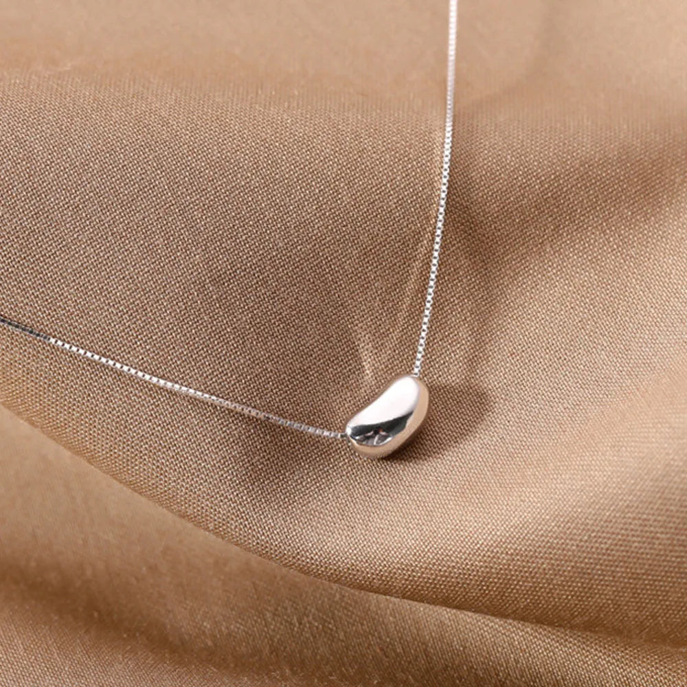 Shopie - Minimalistische zilveren hanger ketting